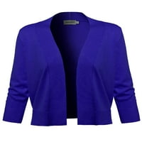 Ženski čvrsti mekani sloj za rastezanje Bolero Cardigan