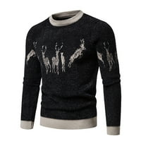 Viikei muški džemper kardigan džemperi za muškarce Muška jesen i zima Novi muški pulover okruglog vrata