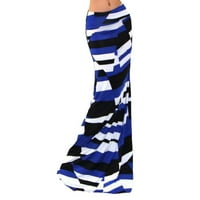 Hanas modne čarape Ženski tiskani tanki visoki struk rastezljivi omotač HIP HEM mid duljine polovine