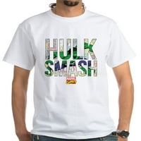 Cafepress - Hulk Smash White majica - Muške klasične majice