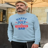Sretan 4. juli Američki tata dukserica muškarci -Image by Shutterstock, muški xx-veliki