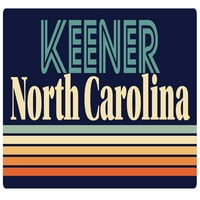 Keener North Carolina Vinil naljepnica za naljepnicu Retro dizajn