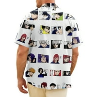 Muške anime plave brave 3D print T košulje Muški poklon set T majice za muškarce