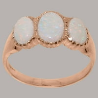Britanci napravili 18K ružičasti zlatni prsten sa prirodnim prstenom za angažman Opal Women - Opcije