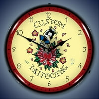 Tattoo Rose Clock - izrađen u SAD-u