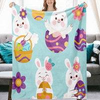Spring za odmor sa jastukom za cijelu sezonu Super meka Flannel Fleece Crtani plišani pokrivač za djecu