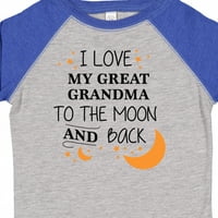 Inktastic Volim svoju sjajnu baku do Mjeseca i nazad poklon dječaka malih majica ili majica mališana