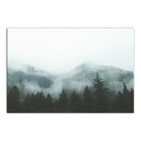 FOTOGRAFIJA FOGGY Evergreen Mountain na platnu, po mjeri razvijenim arhivskim pigmentima, ukupno: 24