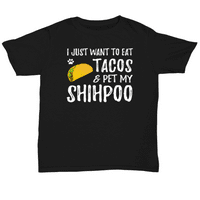 CINCO DE MAYO UNISE majica za Taco Lover Shihpoo Dog Mama