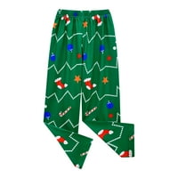 Dječji božićni pidžami s dugim rukavima PJS set Xmas za odmor 3-10t