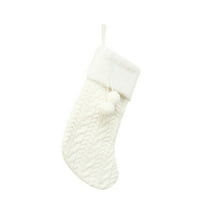 Veki sa plišanim poklon vrećicama, čarape mini čarapa Decor Božićni ukrasi ukrasi za plovilo