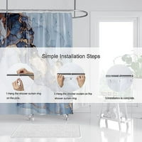 Mramorna geometrija cigla zavjesa za tuširanje minimalizma umjetnost kupaonica zavjesa tkanina tuš za