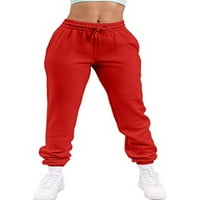 FIOMVA Žene Fitness Sportske pantalone sa džepovima