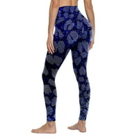 Aaimomet joga hlače za žene sa džepovima Ženske mrežne joge hlače sa džepovima, ne vidi kroz visoko