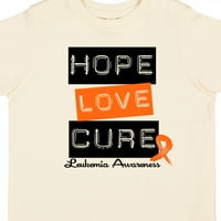 Inktastična leukemia nada Love Cure poklon dječaka malih majica ili majica mališana