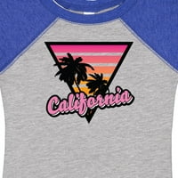 Inktastična kalifornija sa trokutom i palmima poklon dječje djeteta ili dječje djece