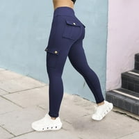 ManXivoo Womens Yoga hlače Radna odjeća Fitness Hlače Ženske visoke elastične teške joge Hlače Brze