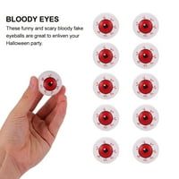 Halloween Simulacijsko crveno oči okruglo zastrašujuće krvave oči DIY Party Decors