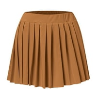 Trbuh plesačkih suknji hlače za žene Ženska mini nagnuta suknja Club Visoka elastična tenis klizaljka
