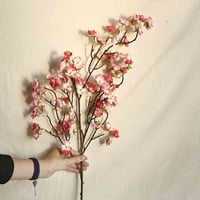 Mother Day Pokloni Umjetna cherry breskva cvjeta lažni svileni cvijet kućni vjenčani zabava cvjetni
