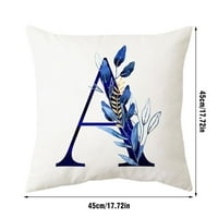 Bacanje jastuka na abecedi ukrasni jastuk ABC slovo cvijeća jastuk pokriva kvadratni jastučni štititi