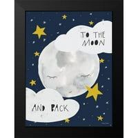 Nieman, rachel crna modernog uokvirenog muzejskog umjetničkog ispisa pod nazivom - do Mjeseca