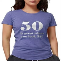 Cafepress - 50. rođendan humor majica - Ženska tri-mješavina majica