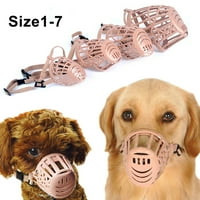 FLMTOP plastični podesivi psi kućnih ljubimaca mačke njuške košarice Dizajn protiv grickanja poklopca