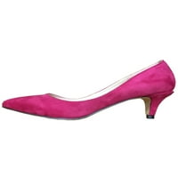 Gomelly Dame Stiletto pete seksi pumpe šiljaste cipele cipele za cipele za cipele žene Ženske žene Ženske visoke pete Rose Red 5.5