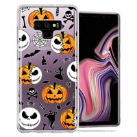 Samsung Galaxy Note Halloween Jack-O-later bundeve lubanje sablasno dizajn Dvoslojni poklopac telefona