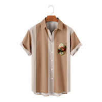 Uskršnji ljetni muški havajski dječaci Djeca Vintage 3D Ispiši labave majice Muška majica Modna odjeća,