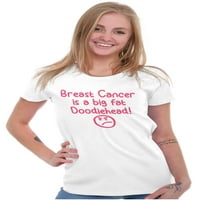 Rak dojke je doodiehead ženska majica majice, marke Tee Brisco X