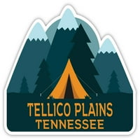 TellICo Plains Tennessee Suvenir Magnet Camping TENT dizajn