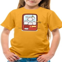 Slatka igra zarčana CRANY majica Juniors -image od Shutterstock, Veliki