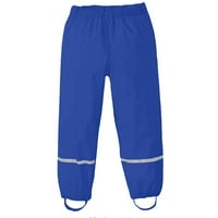 Pgeraug Active Fit Childrine tanke vodootporne i prozračne hlače za kišu za žene za žene Blue C