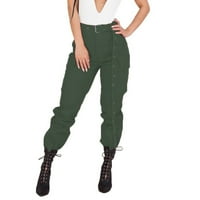 Outfmvch Skort za žene Ležerne ljetne ženske hlače Cargo Hlače Ležerne hlače Vojne borbene čvrste hlače