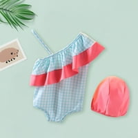 Ljetne djevojke uzorak modni kupaći kostimi sa plivanjem rublice rubne bikini plaže sportski kostimi