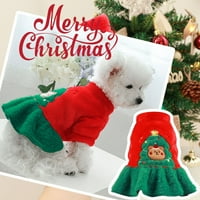 Božićni kućni ljubimci za odmor Božićni božićni kućni ljubimac mačka božićna stabla medvjed suknja džemper