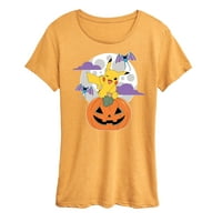 Pokémon - Pikachu bundeve sa Mjesecom - Ženska grafička majica kratkih rukava