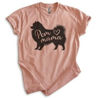 Majica od mame, unise ženska majica, pomeranski, vlasnik pom, najbolji pas mama poklon, heather zalazak