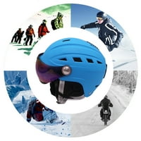 Skijaška kaciga Yirtree, kaciga za snowboard sa naočarima, snežni sportski kacim, audio kompatibilan