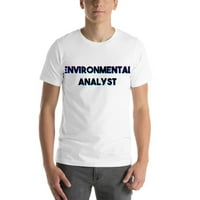 3xl Tri Color Analitičar za okoliš kratkim rukavima pamučna majica s nedefiniranim poklonima