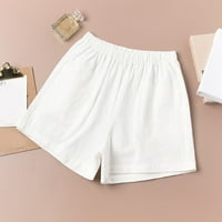 Labavi fit kratke hlače za ženske kratke hlače i posteljine kratke hlače Ženske ležerne velike veličine
