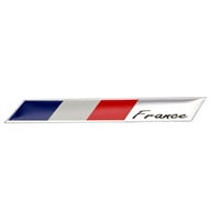 Fule Francuski aluminijum Francuska Logo zastava Emblem značke naljepnice naljepnice za automobile Car-Styling