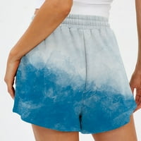 Huaai Womens znojne kratke hlače Ležerne ljetne hlače za tisak Elastičnih trčanja Žene povremene jogger