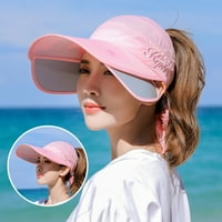 Yuehao dodaci Ženski sunce Visor široko elastični golf sunčeva šešir prozračna znojna kapica za bejzbol