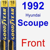 Hyundai Scoupe Wiper set set set set - Premium