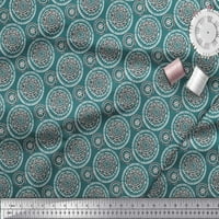 Tkanina Soimoi Rayon Floral blok Ispis tkanina sa dvorištem širom