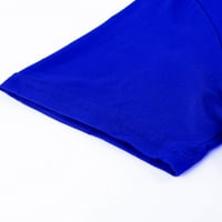 Noilla Women T majica Crew Tops kratkih rukava Tee Dame Labavi pulover Sunflower Ispis bluza Royal Blue