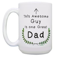 Awesome oca krig ovaj fenomenalni momak je jedan sjajan otac najbolji dar za očeve dane tate rođendanski pokloni od kćeri ili sina 15-oz kave šalice čaja Oz bijeli